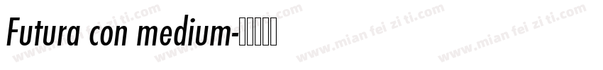 Futura con medium字体转换